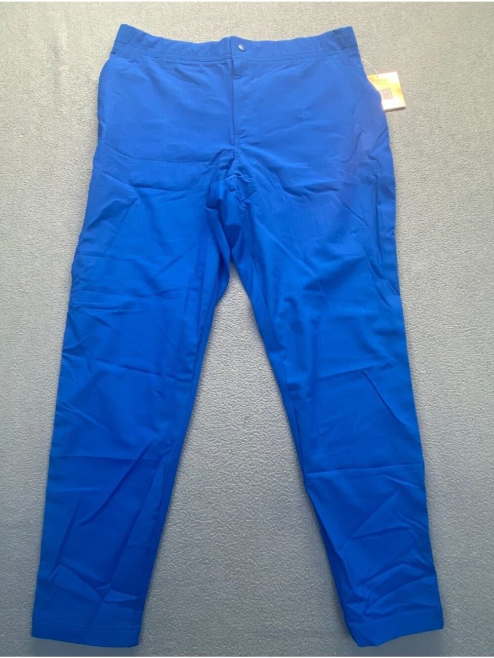 Royal Cherokee Scrubs Statement Zip Front Tapered Leg Pant CK270 ROY. Size  XL
